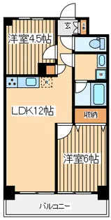 ハピネス飯田6号館【1階】の間取り