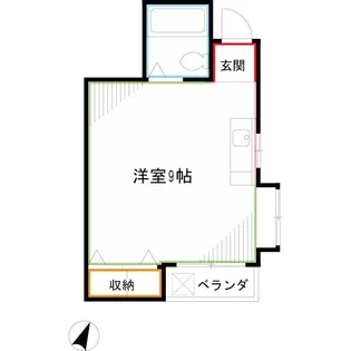 東京都三鷹市中原1【アパート】の間取り