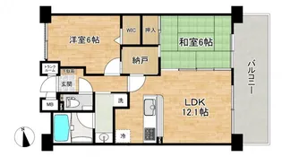 アルス武庫川パークランド【7階】の間取り