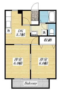 セレブレイト【2階】の間取り