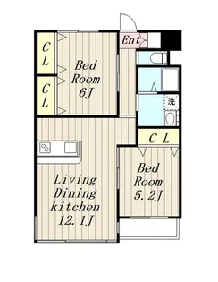 神奈川県綾瀬市上土棚中4【マンション】の間取り