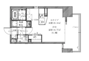 Der Glanz.Y2「比治山」【6階】の間取り