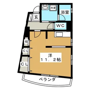 ソシア美春II【2階】の間取り
