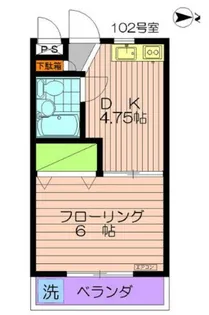 パレス珈房豆【1階】の間取り