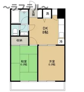 埼玉県所沢市南住吉【アパート】の間取り