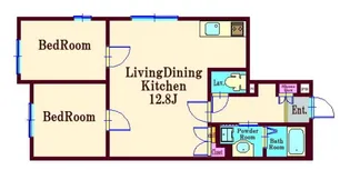 ボヌール大森東【3階】の間取り