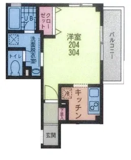 ラ・ベール根岸【3階】の間取り