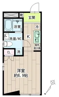 レガリア鶴見中央【2階】の間取り