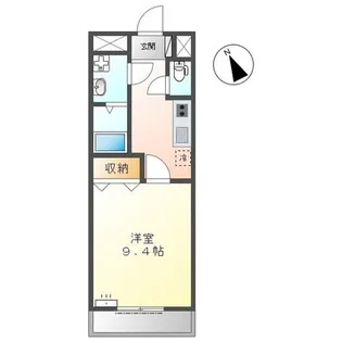 エスポア 井ノ口【1階】の間取り