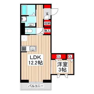 D-Sereno新倉【2階】の間取り