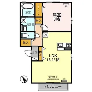 ロイヤルガーデン【2階】の間取り