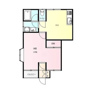 グリーンパーク石井V【1階】の間取り