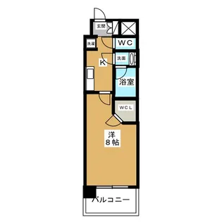 ブランシエスタ泉【1階】の間取り
