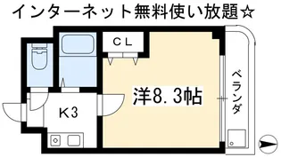 NORTH SQUARE-I【4階】の間取り