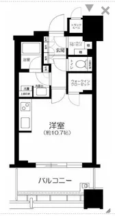 白金ザ・スカイ東棟【5階】の間取り