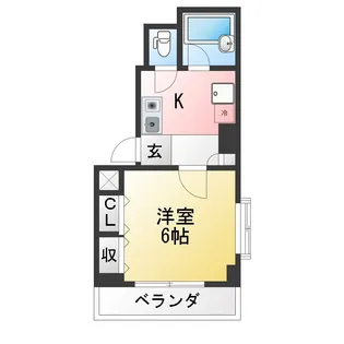 ランドワールド中川【3階】の間取り