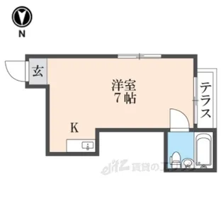 グリーンパレス【1階】の間取り