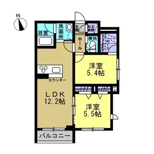 オリオン【2階】の間取り