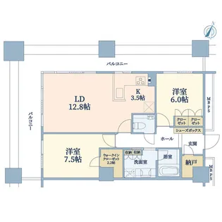 東京レジデンス【14階】の間取り