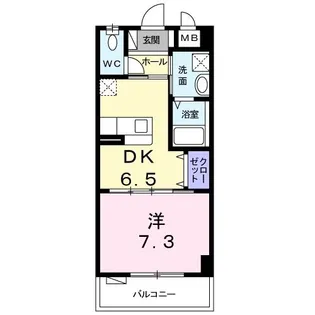 Hanaティアラy・m【3階】の間取り