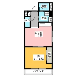 イマージュ池下【8階】の間取り