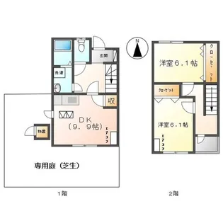 オアシス彩園Iの間取り