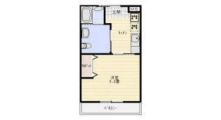 プレシャス亀川【2階】の間取り