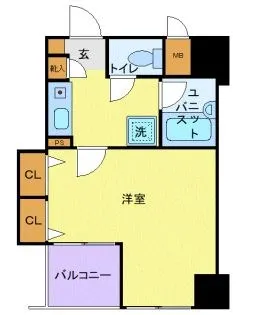 サンテミリオン東日本橋駅前【10階】の間取り
