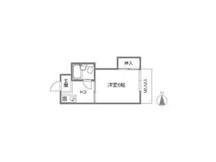 東洋プラザ都島中通【5階】の間取り