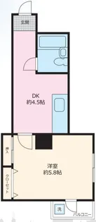 カーサフィガロ【1階】の間取り