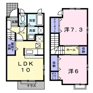 ラ・ペッシェSの間取り