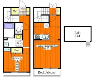 カーサ セレステ【1階】の間取り