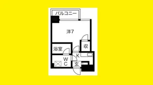 アスール江坂3rd【10階】の間取り