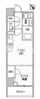 シーズンフラッツ柿の木坂【6階】の間取り
