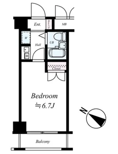 ガラ・シティ高井戸【3階】の間取り