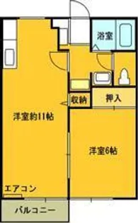 ソレジオK.H.【2階】の間取り