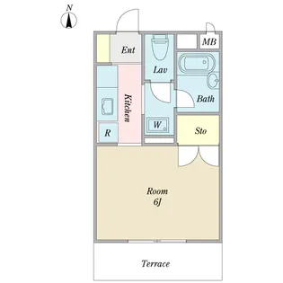 サンセリオ東四つ木II【2階】の間取り