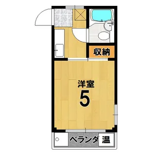 二軒茶屋マンション【1階】の間取り
