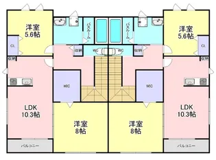 花客家【2階】の間取り