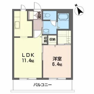 グランドメゾン アムール【2階】の間取り