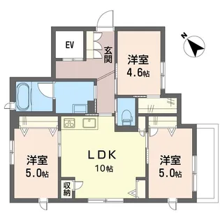 ベルリス【3階】の間取り