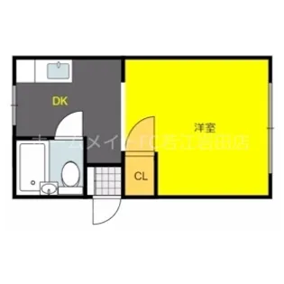 岩田ハイツ【1階】の間取り