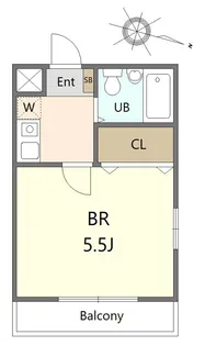 パークウェル田園調布【5階】の間取り