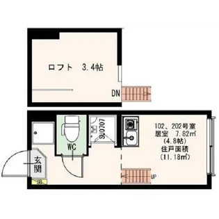 GLANZ【1階】の間取り