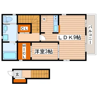 コフレット泉【2階】の間取り