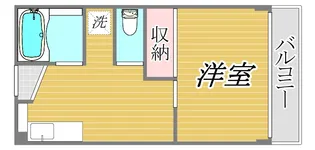 協産マンション【1階】の間取り