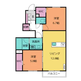 パラドール【1階】の間取り