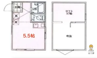 フロントフィールド8【1階】の間取り
