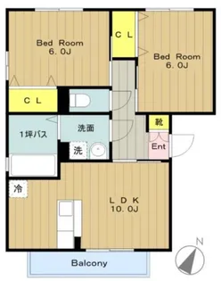 ルミエール(田名)【1階】の間取り