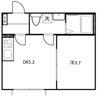 ブランテラス五香西【2階】の間取り